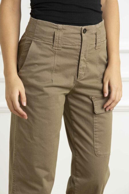 PINKO-PANTALONE GLOBO RASO-PKGLOBO MARRONE 42