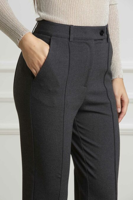 PINKO-PANTALONE TRIDENTE PUNTO-PKTRIDENTE GRIGIO 44