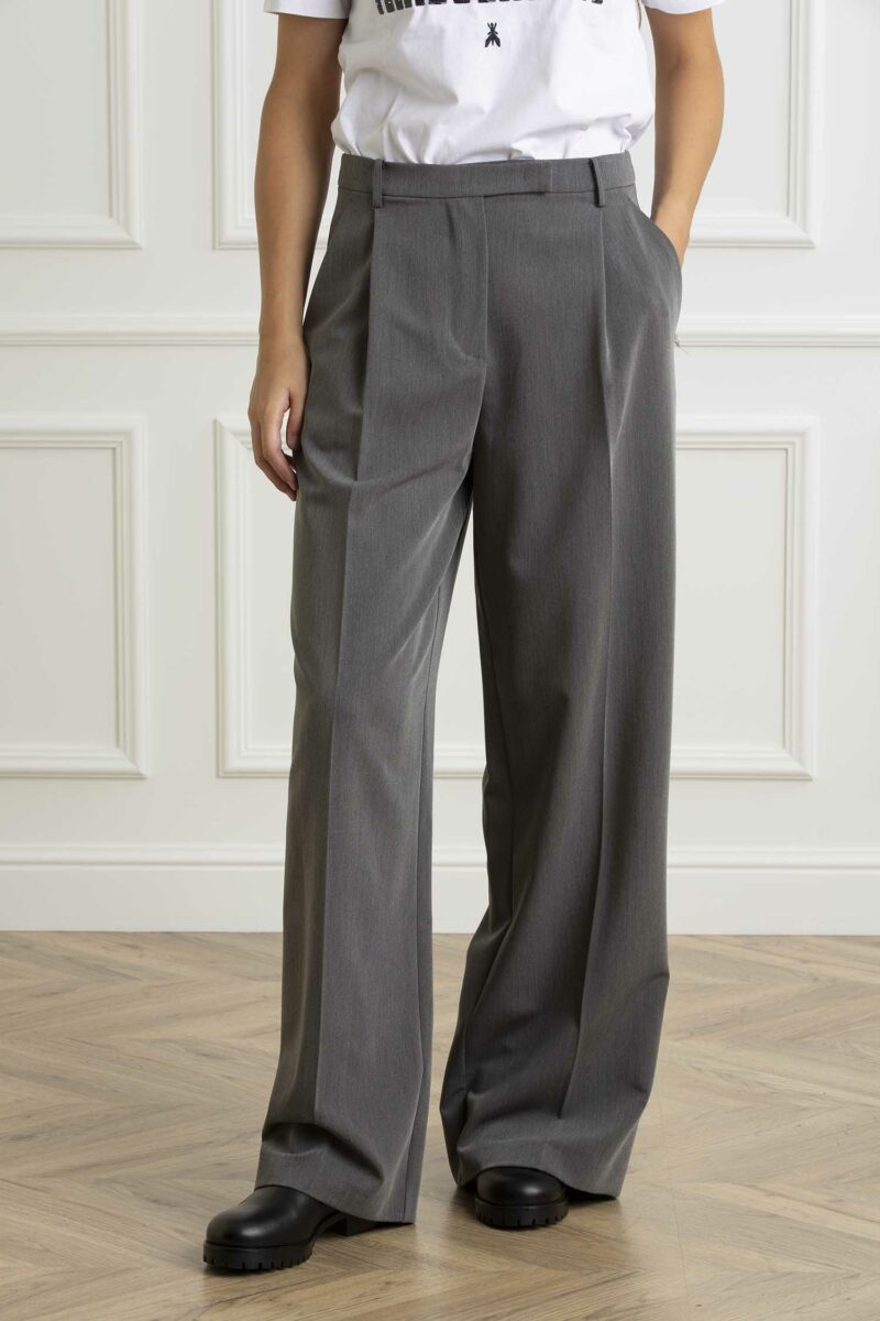 PATRIZIA PEPE-PANTALONE-PP2P1642A498 GRAY 44