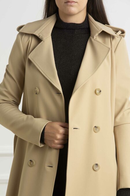 PATRIZIA PEPE-TRENCH-PP8O0137A2AW BEIGE 44