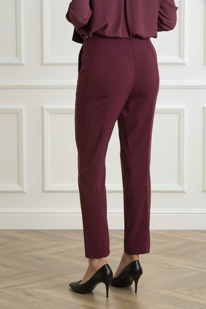 PATRIZIA PEPE-PANTALONE SIGARETTA-PP8P0655A6F5 PRUGNA 44