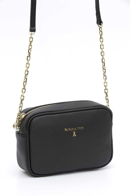 PATRIZIA PEPE-BORSA CAMERA CASE-PPCB0071L001 NERO TU