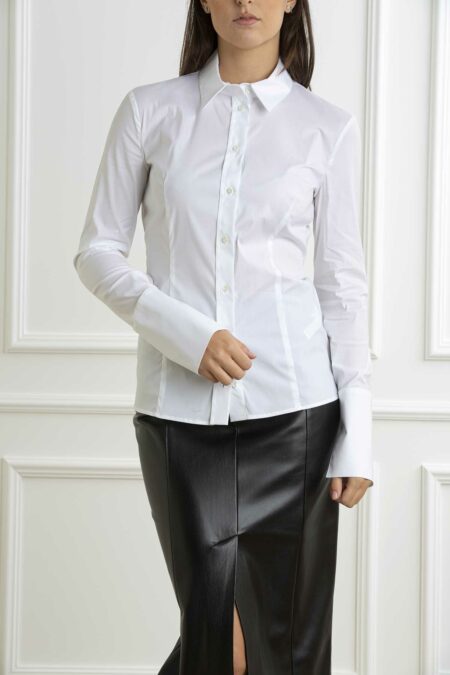 PATRIZIA PEPE-CAMICIA-PPCC0356A01A4 BIANCO 44