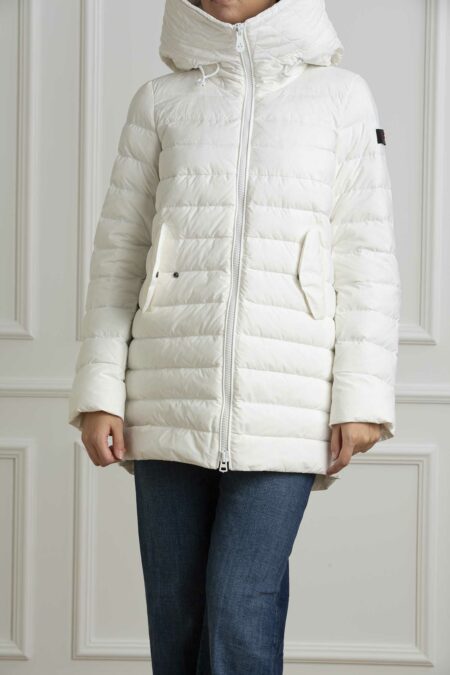 PEUTEREY-PARKA DONNA FUR-PYITOKAMLFURA4 BIANCO 42