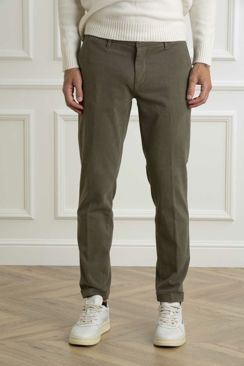 RE-HASH-PANTALONE CHINOS MUCHA-RHP2492290N TORTORA 42