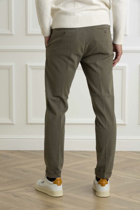 RE-HASH-PANTALONE CHINOS MUCHA-RHP2492290N TORTORA 42