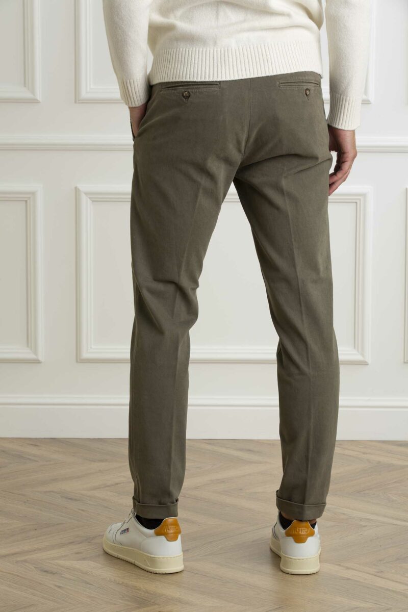 RE-HASH-PANTALONE CHINOS MUCHA-RHP2492290N TORTORA 42