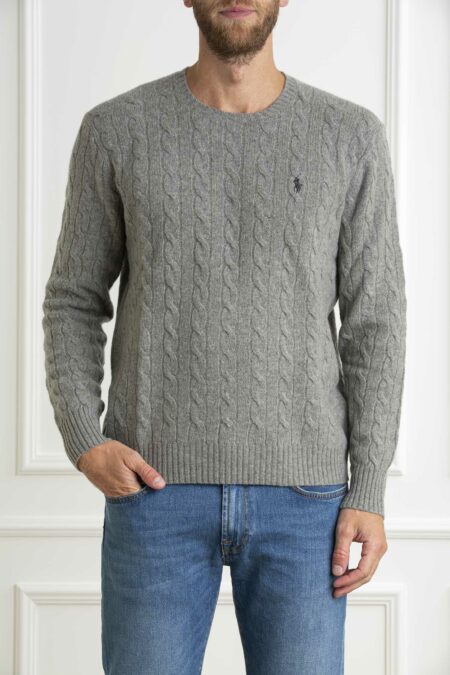 RALPH LAUREN-PULLOVER M/L-RL876762A24 GREY XXL