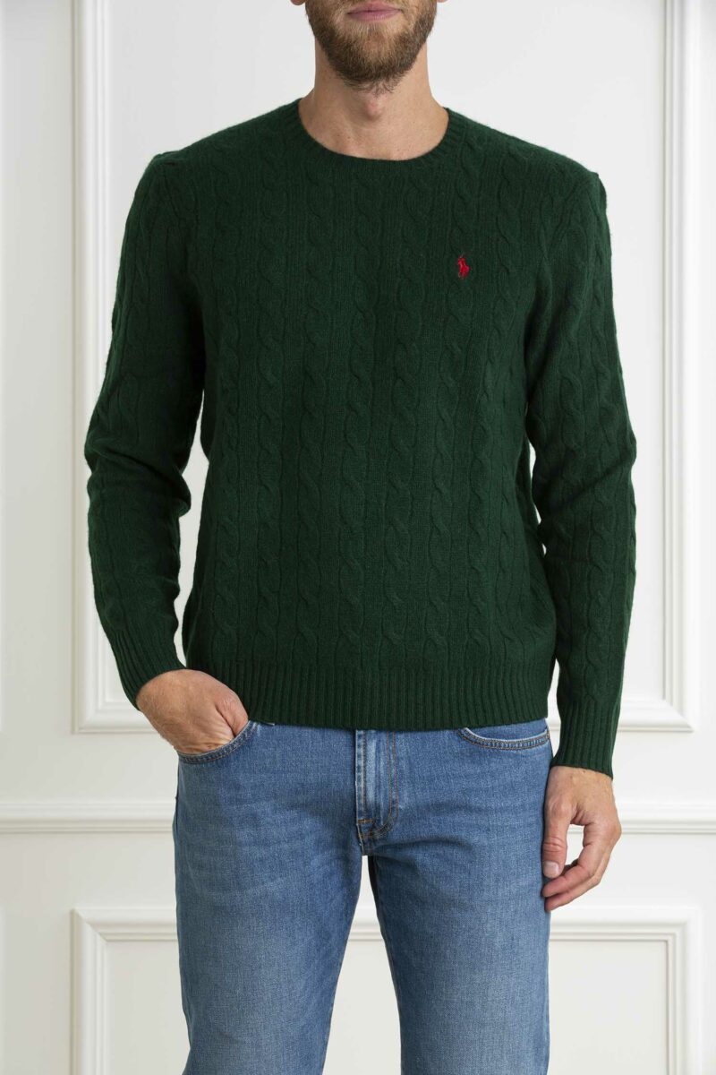 RALPH LAUREN-PULLOVER M/L-RL876762A24 MOSS XXL