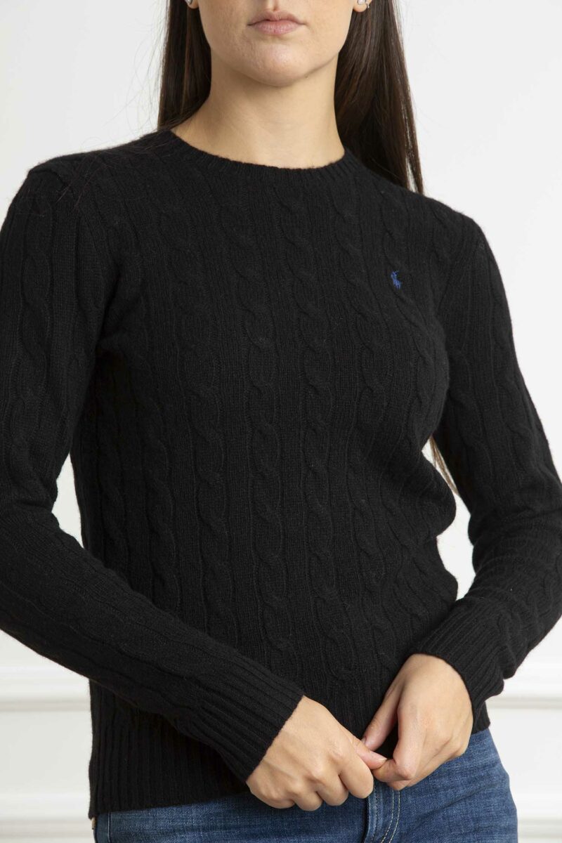 RALPH LAUREN-MAGLIA M/L JULIANNA-RL910421A24 BLACK XS