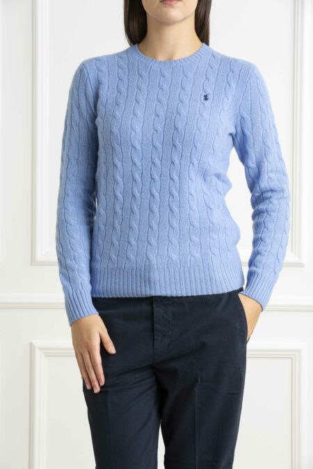 RALPH LAUREN-MAGLIA M/L JULIANNA-RL910421A24 BLUE XS