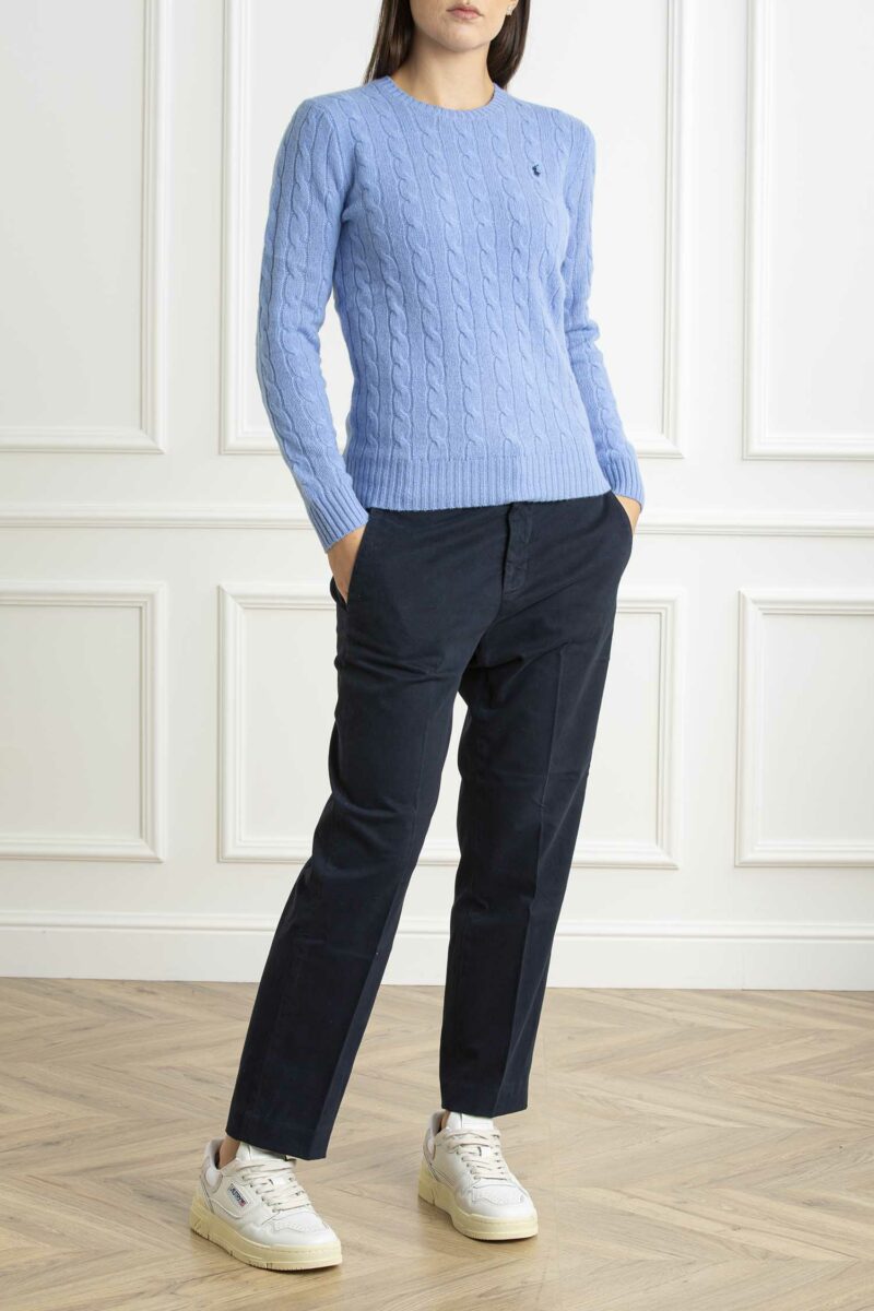 RALPH LAUREN-MAGLIA M/L JULIANNA-RL910421A24 BLUE XS