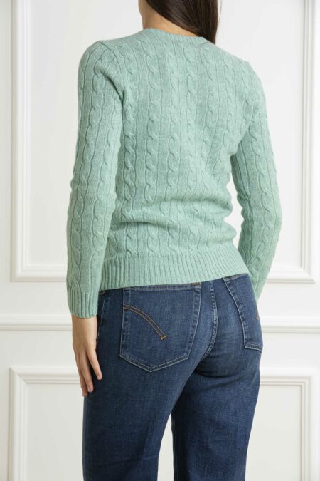 RALPH LAUREN-MAGLIA M/L JULIANNA-RL910421A24 GREEN XS