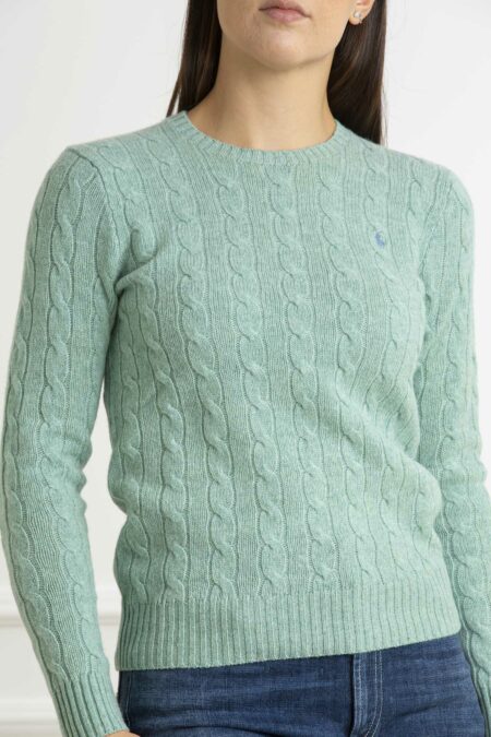 RALPH LAUREN-MAGLIA M/L JULIANNA-RL910421A24 GREEN XS