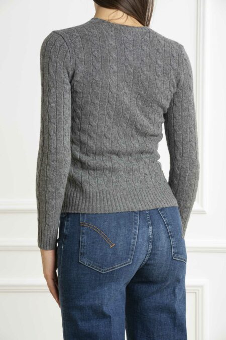 RALPH LAUREN-MAGLIA M/L JULIANNA-RL910421A24 GREY XS