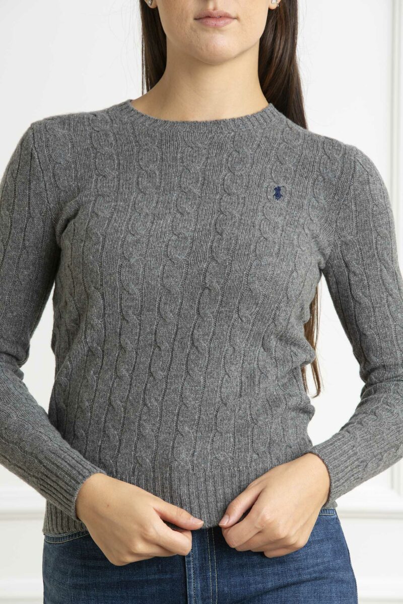 RALPH LAUREN-MAGLIA M/L JULIANNA-RL910421A24 GREY XS