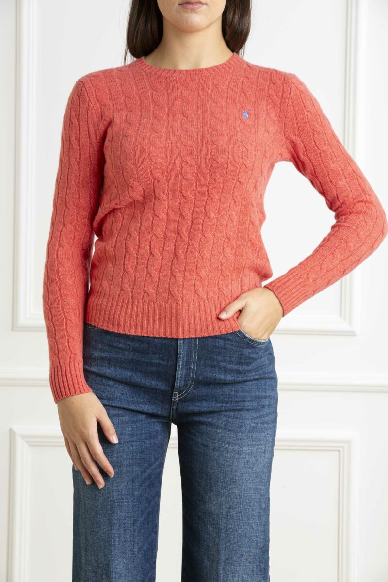 RALPH LAUREN-MAGLIA M/L JULIANNA-RL910421A24 ROSETTE XS