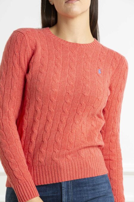 RALPH LAUREN-MAGLIA M/L JULIANNA-RL910421A24 ROSETTE XS