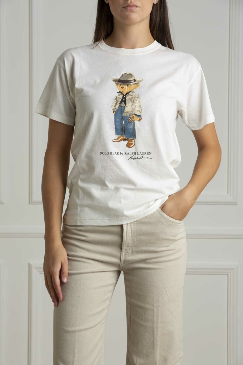 RALPH LAUREN-T-SHIRT CON FRANGE-RL941187 NEVIS XS