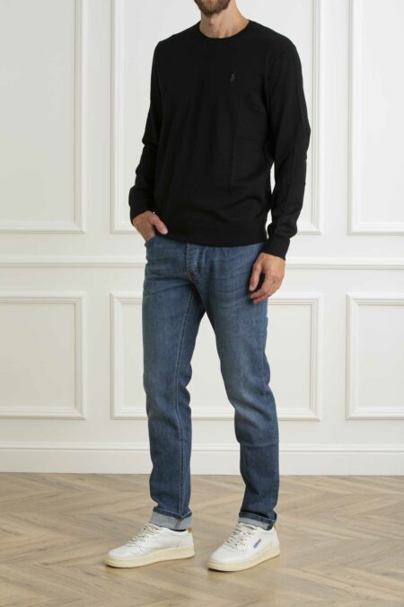 RALPH LAUREN-MAGLIA M/L-RL946143 BLACK XS