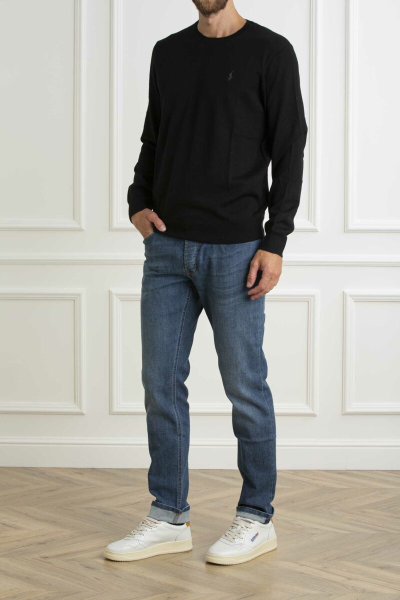 RALPH LAUREN-MAGLIA M/L-RL946143 BLACK XXL