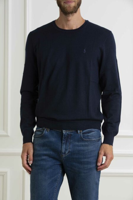 RALPH LAUREN-MAGLIA M/L-RL946143 NAVY XXL