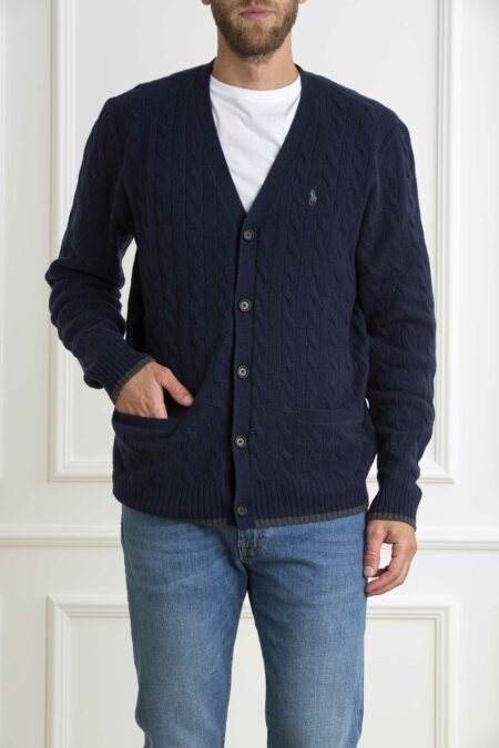 RALPH LAUREN-CARDIGAN-RL949808 NAVY XXL