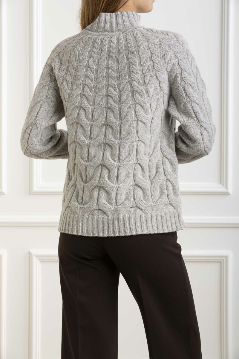 AROVESCIO-MAGLIA TRECCIA-AROW8141 PEARL 44