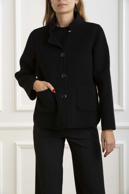 ALESSIA SANTI-CAPPOTTO-AS421SD35072 NERO 44