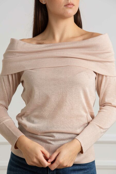 ALESSIA SANTI-MAGLIA-AS421SD53030 BEIGE 2