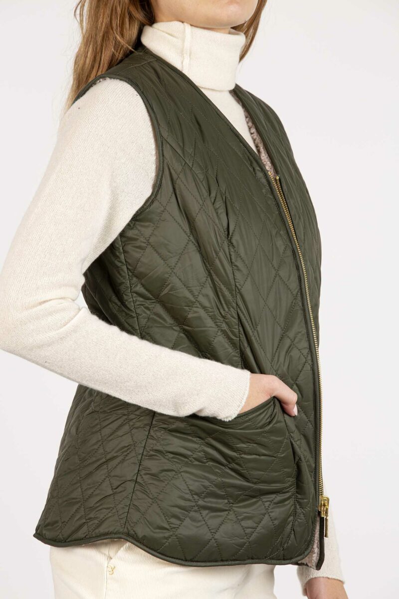 BARBOUR-GILET MARKENFIELD LINER-BBLLI0013A3 OLIVE 14