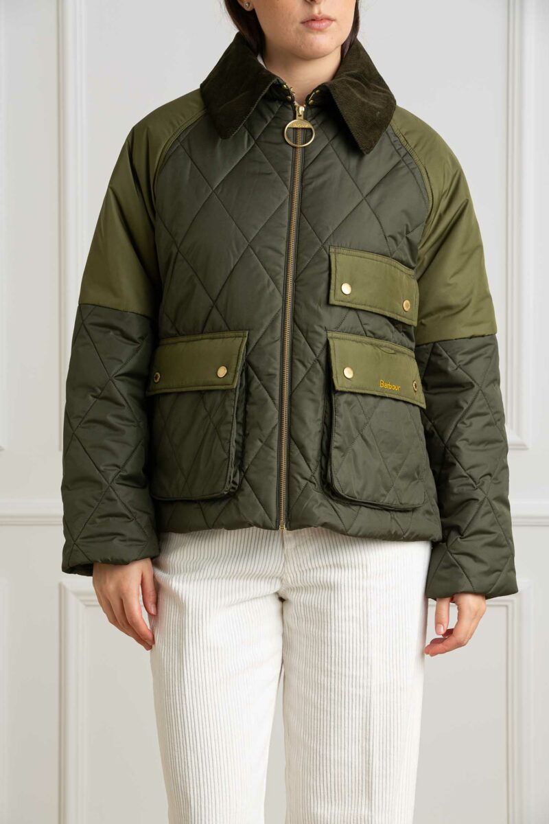 BARBOUR-MILBY QUILT JACKET-BBLQU1761LQU OLVE 42