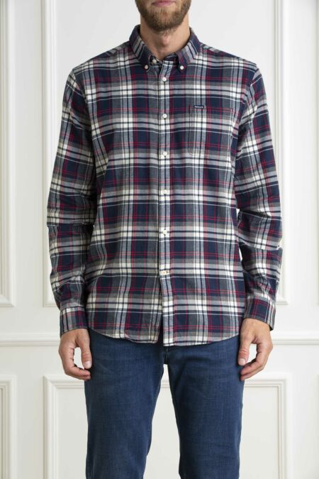 BARBOUR-CAMICIA CROSSFELL TAILORED-BBMSH4995MSHA4 NAVY XXL