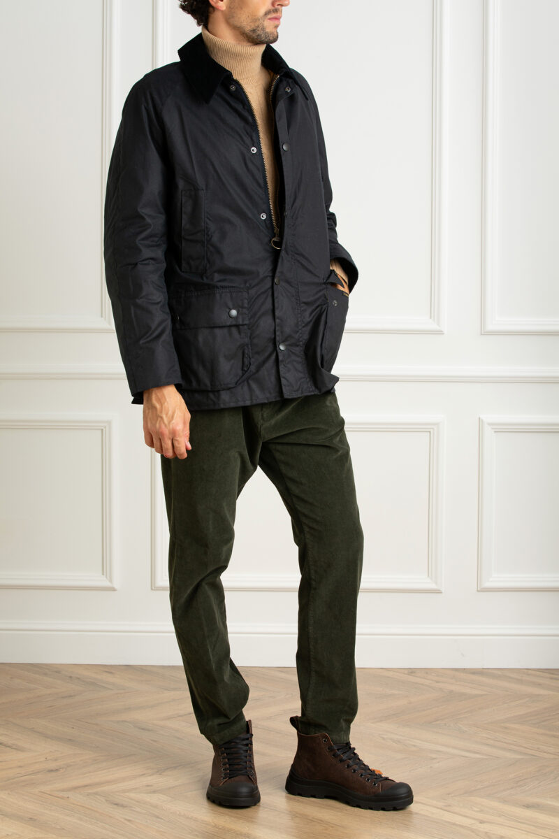 BARBOUR-GIACCA ASHBY WAX-BBMWX0339MWXA4 NAVY M