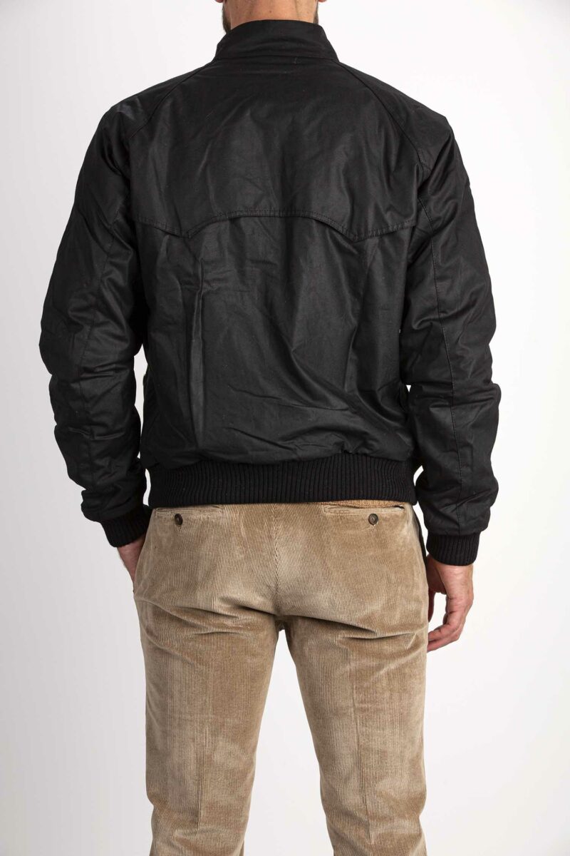 BARBOUR-BOMBER MERCHANT WAX-BBMWX0465A3 BLACK XL