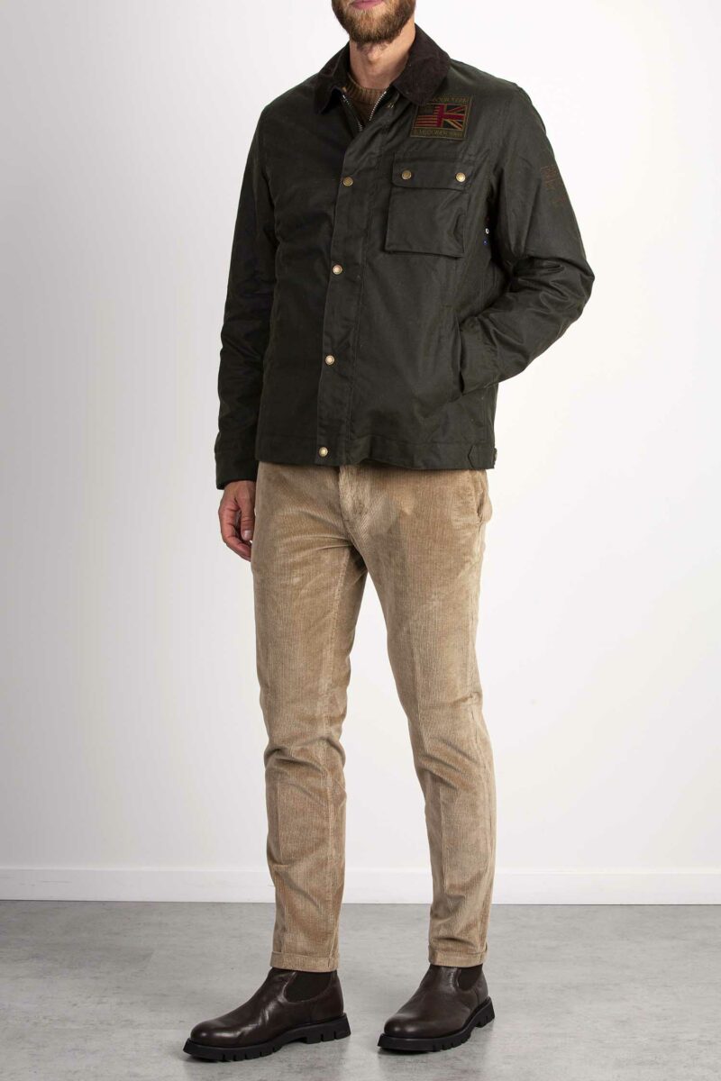 BARBOUR-GIUBBINO WORKERS WAX-BBMWX1853A3 SAGE XL