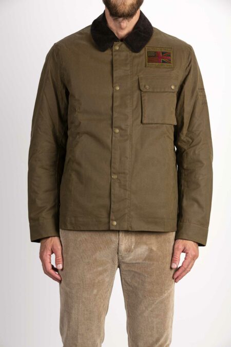 BARBOUR-GIUBBINO WORKERS WAX-BBMWX1853A3 SAND XL