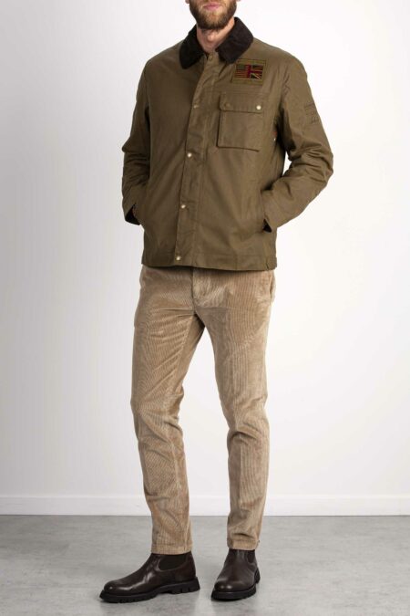 BARBOUR-GIUBBINO WORKERS WAX-BBMWX1853A3 SAND XL