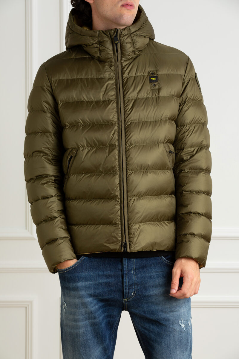 BLAUER-GIUBBINO TRAPUNTATO BASIC-BLUC03023006047 OLIVA XXL