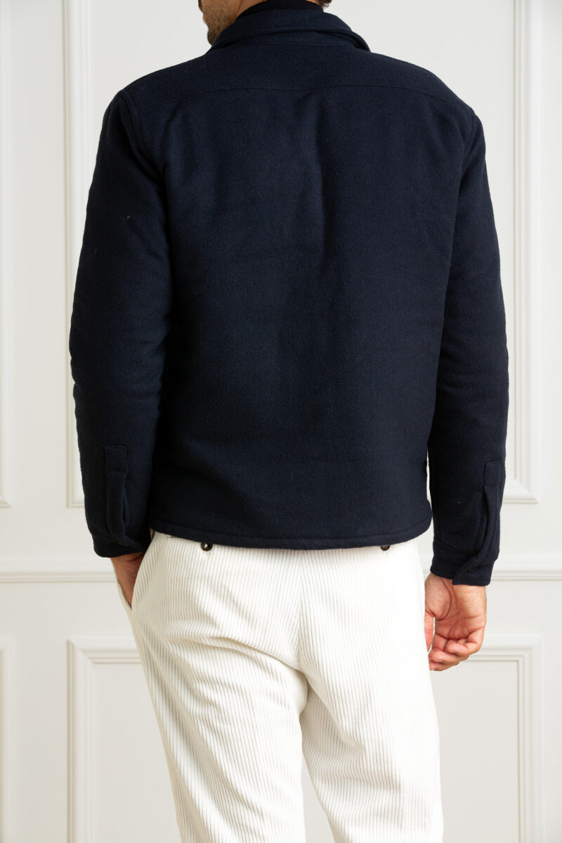 CHESAPEAKE'S-GIUBBINO WOOL ZIP PADDED SOUTHPORT-CHESOUTHPORTA4 NAVY S