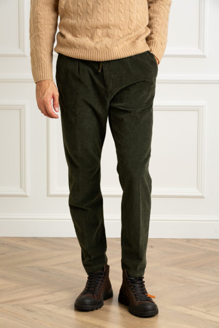 CRUNA-PANTALONE MITTE 1405-CRUMITTE1405 MILITARE 50