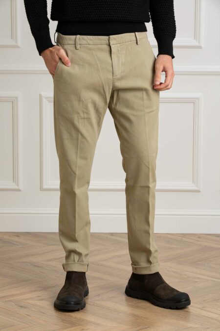 DONDUP-PANTALONE UOMO GAUBERT-DDUP235AS0080A24 BEIGE 38