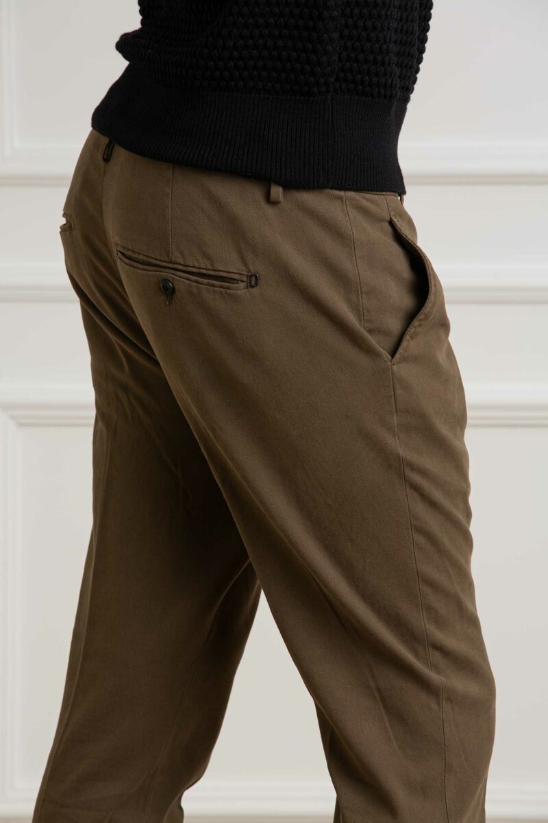 DONDUP-PANTALONE UOMO GAUBERT-DDUP235AS0080A24 TORTORA 38