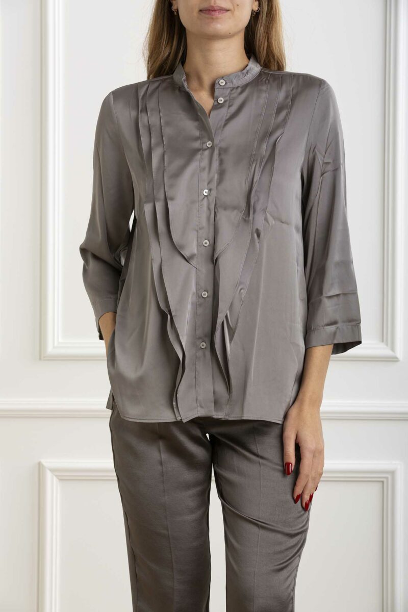 EMME MARELLA-CAMICIA ANICE-EMANICE GRIGIO 46