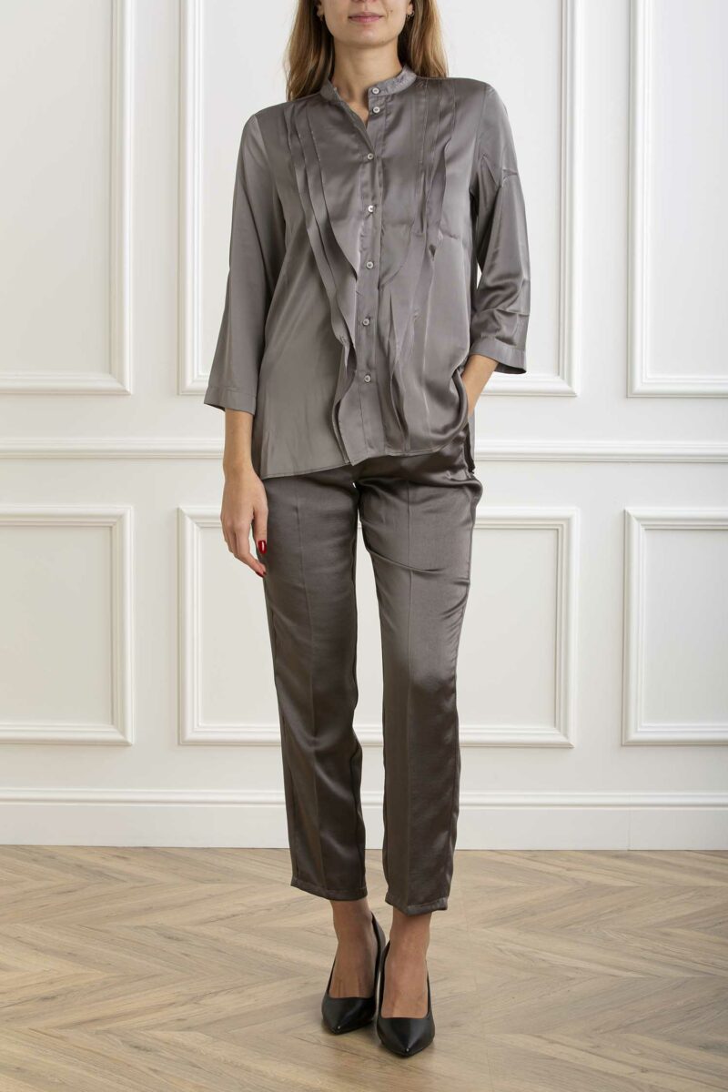 EMME MARELLA-CAMICIA ANICE-EMANICE GRIGIO 46