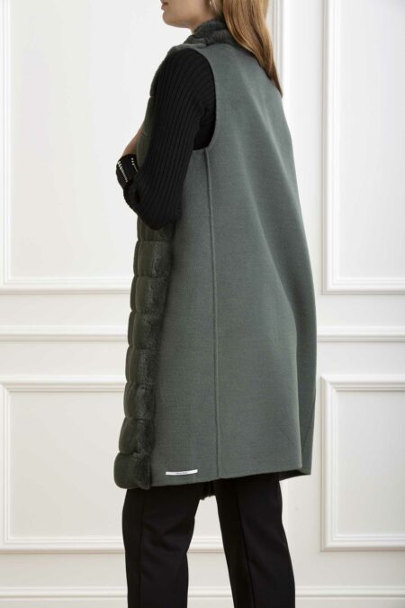 EMME MARELLA-CAPPOTTO SMANICATO-EMPIANOSA VERDE 44