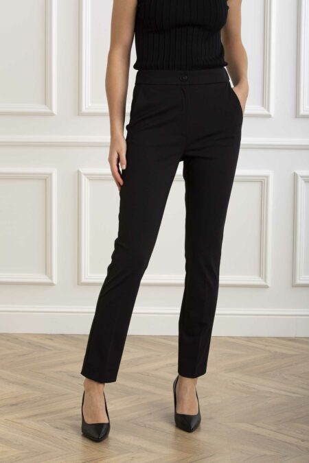 EMME MARELLA-PANTALONE IN JERSEY-EMPIA NERO L