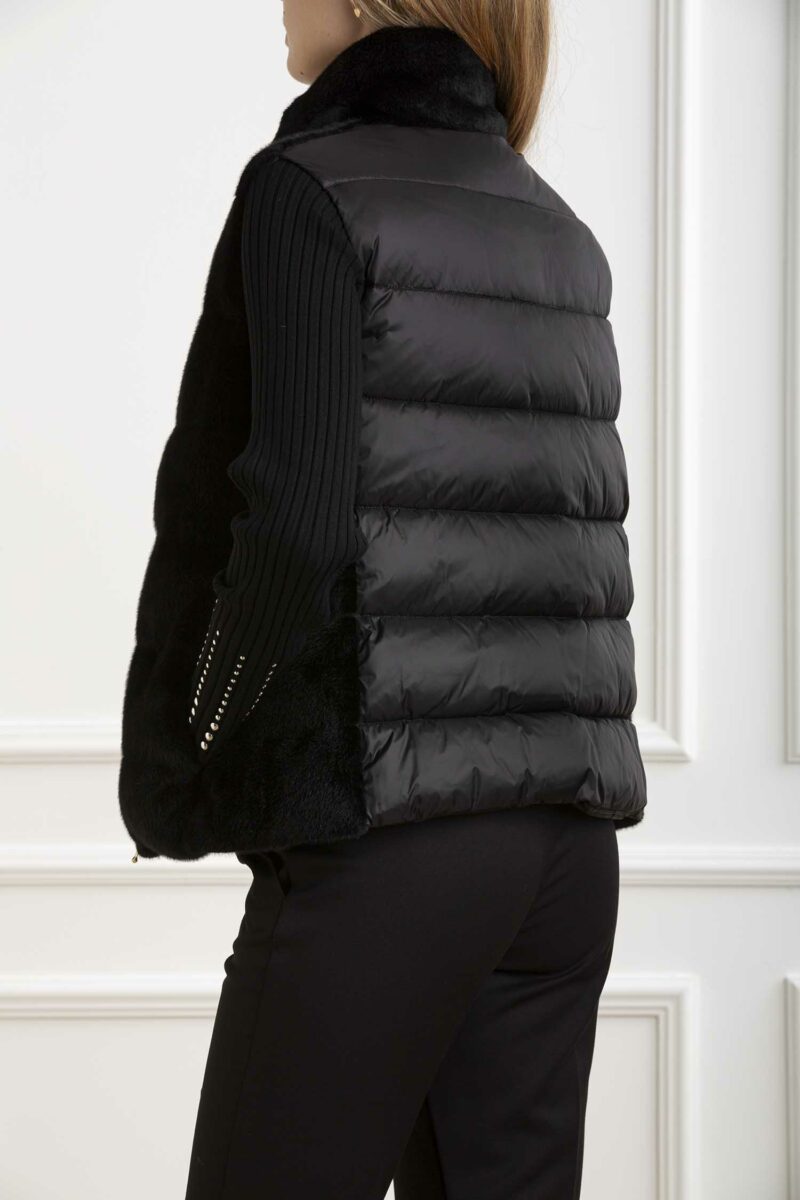 EMME MARELLA-GILET IMBOTTITO VIVY-EMVIVY NERO 44