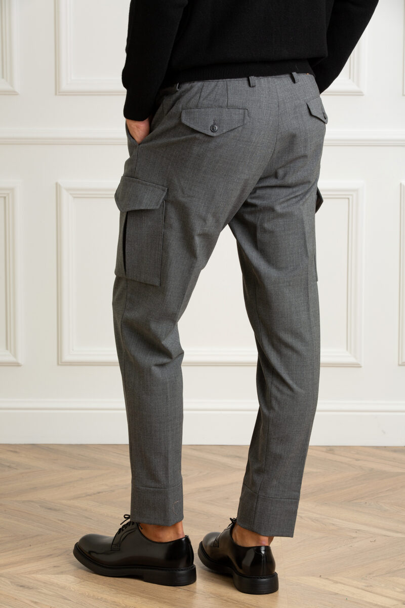 HOSIO-PANTALONE TASCONI-HO24401P40T GRIGIO 50