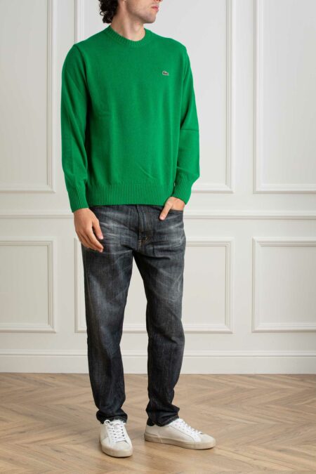 LACOSTE-MAGLIA UOMO-LCAH2916 VERDE 6